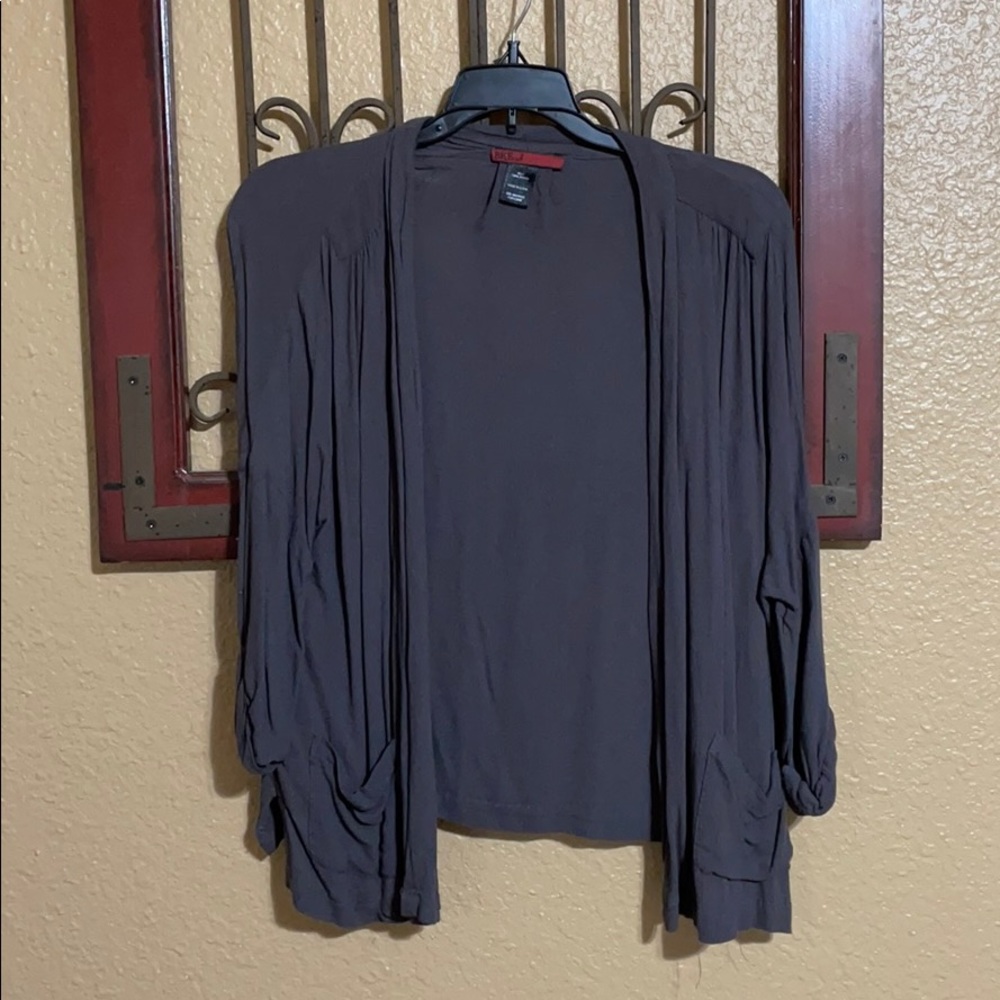 Bke open flyaway cardigan